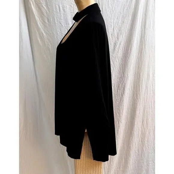 Umgee Black Cotton Top - Picture 2 of 7